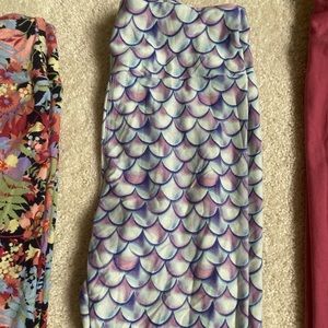 Lularoe OS Mermaid Leggings